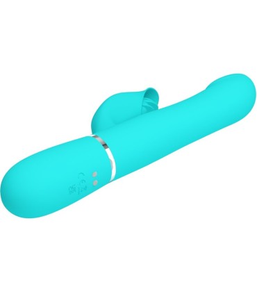 PRETTY LOVE VIBRADOR RABBIT PERLAS VERDE AGUA