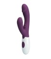 PRETTY LOVE - ANDRE VIBRADOR RABBIT & ESTIMULADOR PUNTO G MORADO