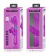 PRETTY LOVE VIBRADOR RABBIT MULTIFUNCION 4 EN 1 MARIPOSA FUCSIA