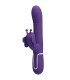 PRETTY LOVE VIBRADOR RABBIT MULTIFUNCION 4 EN 1 MARIPOSA MORADO
