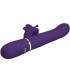 PRETTY LOVE VIBRADOR RABBIT MULTIFUNCION 4 EN 1 MARIPOSA MORADO