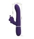 PRETTY LOVE VIBRADOR RABBIT MULTIFUNCION 4 EN 1 MARIPOSA MORADO