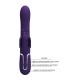 PRETTY LOVE VIBRADOR RABBIT MULTIFUNCION 4 EN 1 MARIPOSA MORADO