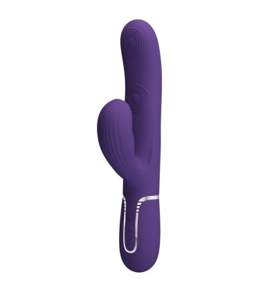 PRETTY LOVE PERLITA VIBRADOR PUNTO G 3 EN 1 MULTIFUNCION MORADO