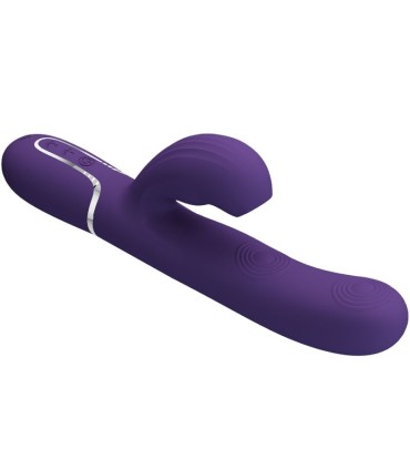 PRETTY LOVE PERLITA VIBRADOR PUNTO G 3 EN 1 MULTIFUNCION MORADO