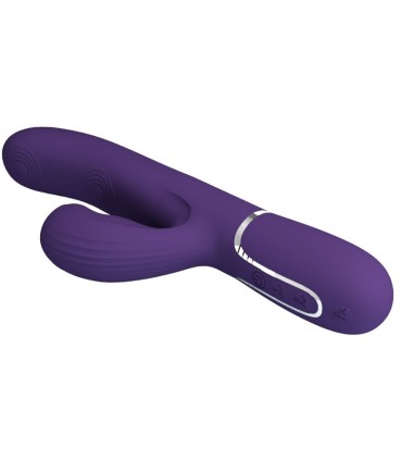 PRETTY LOVE PERLITA VIBRADOR PUNTO G 3 EN 1 MULTIFUNCION MORADO