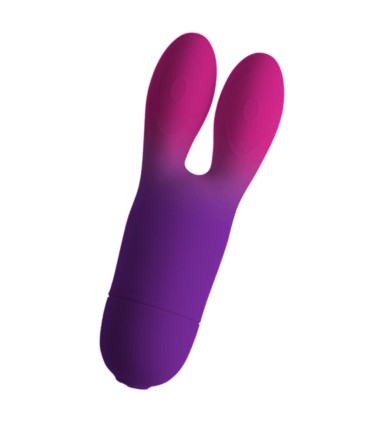 ROCKS OFF GLO GIRL BUNNY VIBRADOR FLEXIBLE MORADO