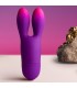 ROCKS OFF GLO GIRL BUNNY VIBRADOR FLEXIBLE MORADO