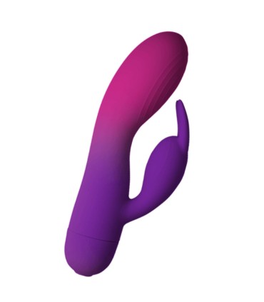 ROCKS OFF GLO GIRL VIBRADOR RABBIT MORADO