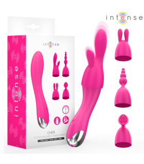 INTENSE CHER VIBRADOR 20 PATRONES CON CABEZALES INTERCAMBIABLES