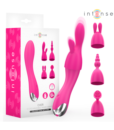 INTENSE CHER VIBRADOR 20 PATRONES CON CABEZALES INTERCAMBIABLES