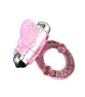 BAILE SWEET ABS 10 RITMOS RING ANILLO PENE VIBRADOR ROSA