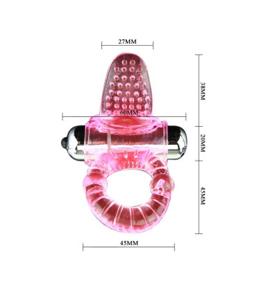 BAILE SWEET ABS 10 RITMOS RING ANILLO PENE VIBRADOR ROSA