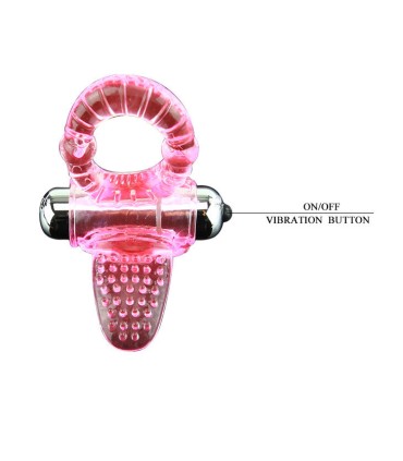 BAILE SWEET ABS 10 RITMOS RING ANILLO PENE VIBRADOR ROSA