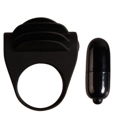 PRETTY LOVE CHESTER ANILLO VIBRADOR NEGRO