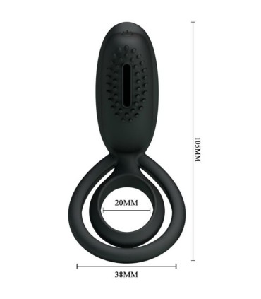 PRETTY LOVE ESTHER ANILLO VIBRADOR CON ESTIMULADOR