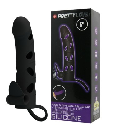 PRETTY LOVE FUNDA SILICONA CON VIBRACION 152 CM