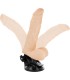 BASECOCK VIBRADOR REALISTICO ARTICULABLE CONTROL REMOTO NATURAL 21 CM O 5 CM