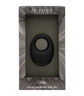 JE JOUE MIO ANILLO PARA EL PENE VIBRADOR FUERTE Y FLEXIBLE NEGRO