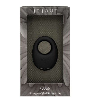 JE JOUE MIO ANILLO PARA EL PENE VIBRADOR FUERTE Y FLEXIBLE NEGRO