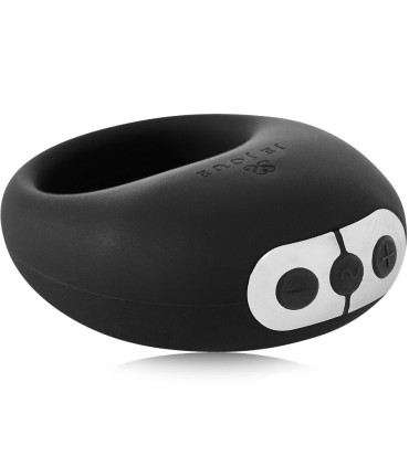 JE JOUE MIO ANILLO PARA EL PENE VIBRADOR FUERTE Y FLEXIBLE NEGRO
