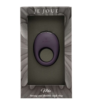 JE JOUE MIO ANILLO PARA EL PENE VIBRADOR FUERTE Y FLEXIBLE MORADO
