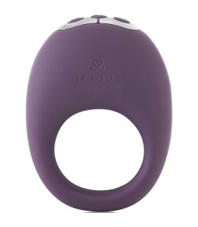 JE JOUE MIO ANILLO PARA EL PENE VIBRADOR FUERTE Y FLEXIBLE MORADO