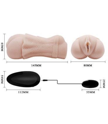 CRAZY BULL MASTURBADOR WATER SKIN VAGINA CON BALA VIBRADORA 2