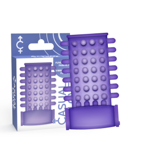 CASUAL LOVE RING FUNDA PENE VIBRADOR LILA