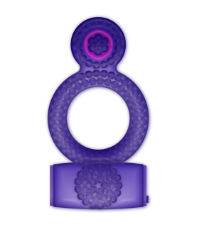 CASUAL LOVE RING DOUBLE PLEASURE ANILLO LILA