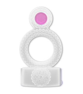 CASUAL LOVE RING DOUBLE PLEASURE ANILLO TRANSPARENTE