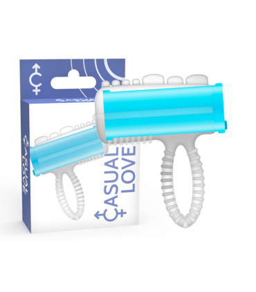 CASUAL LOVE RING TONGUE VIBRATING AZUL