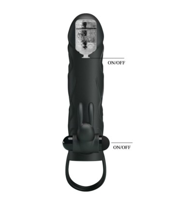 PRETTY LOVE FUNDA SILICONA CON VIBRACION 14 CM 20