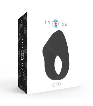 INTENSE OTO ANILLO VIBRADOR RECARGABLE NEGRO