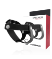 DARKNESS - ANILLO DE PIEL PARA PENE Y TESTÍCULOS