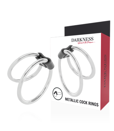 DARKNESS ANILLA METAL DOBLE PARA EL PENE
