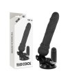 BASECOCK - VIBRADOR REALÍSTICO CONTROL REMOTO NATURAL 19.5 CM -O- 4 CM