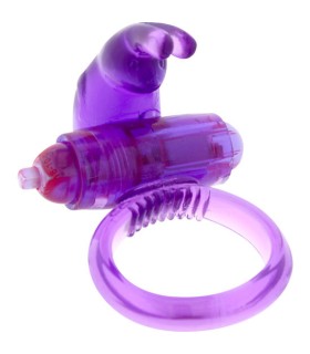 SEVEN CREATIONS ANILLO VIBRADOR DE SILICONA LILA