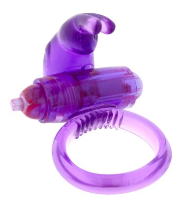 SEVEN CREATIONS ANILLO VIBRADOR DE SILICONA LILA