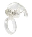 SEVEN CREATIONS - ANILLO VIBRADOR DE SILICONA TRANSPARENTE