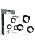 ADDICTED TOYS SET 3 ANILLOS PENE NEGRO