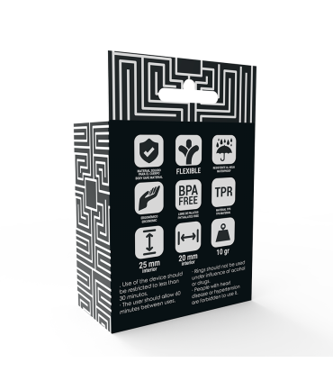 ADDICTED TOYS SET 3 ANILLOS PENE NEGRO