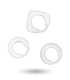 ADDICTED TOYS SET 3 ANILLOS PENE CLEAR