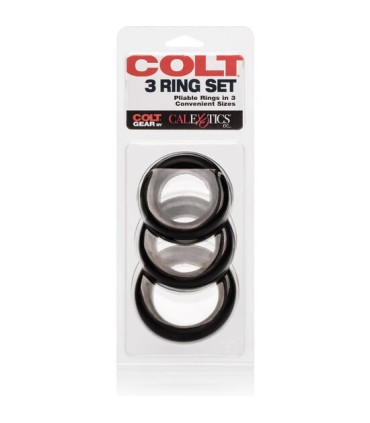 CALEXOTICS COLT SET 3 ANILLOS PENE Y TESTICULOS