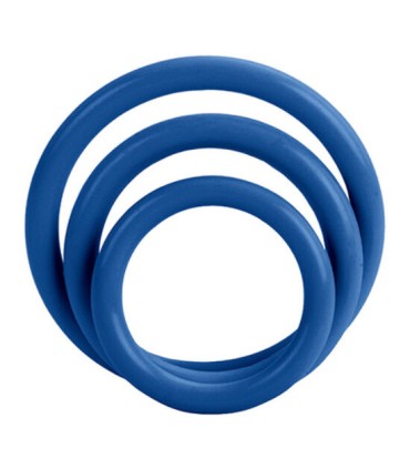 CALEXOTICS SET TRES ANILLAS AZUL ERECCION