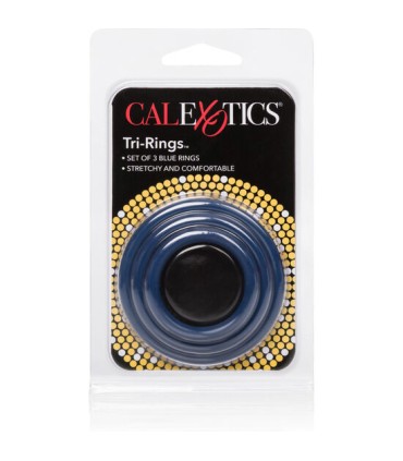 CALEXOTICS SET TRES ANILLAS AZUL ERECCION