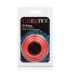 CALEXOTICS SET TRES ANILLAS ERECCION ROJO