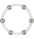 CALEXOTICS ANILLO DE SILICONA CON CUENTAS DE ACERO TALLA XL