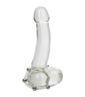 CALEXOTICS ANILLO DE SILICONA CON CUENTAS DE ACERO TALLA XL