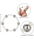 CALEXOTICS ANILLO DE SILICONA CON CUENTAS DE ACERO TALLA XL